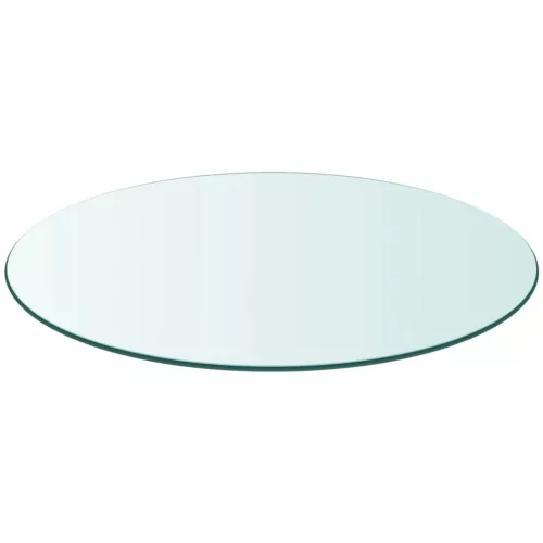 Edzett üveg asztallap kerek 600 mm