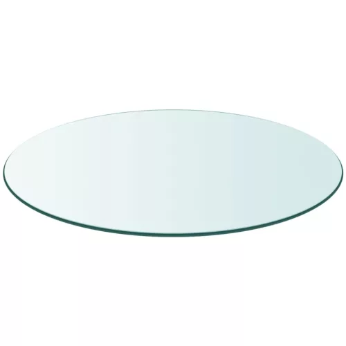 Edzett üveg asztallap kerek 800 mm