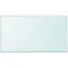 Edzett üveg asztallap téglalap alakú 1200 x 650 mm