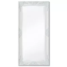 Fehér barokk stílusú fali tükör 100 x 50 cm