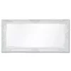 Fehér barokk stílusú fali tükör 100 x 50 cm