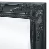 100x50 cm fekete barokk stílusú fali tükör
