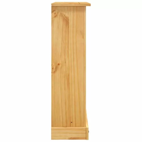 3 szintes Corona-stílusú mexikói fenyő könyvespolc 80x29x100 cm