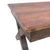 Vegyes újrahasznosított fa dohányzóasztal 110 x 60 x 45 cm