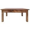 Tömör mahagóni fa dohányzóasztal 96 x 73 x 45 cm