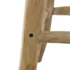 Kecskebőr és tömör tíkfa bárszék