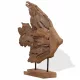Hal szobor Teak 40x12x57 cm