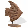 Hal szobor Teak 40x12x57 cm