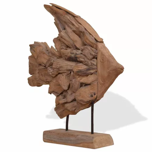 Hal szobor Teak 40x12x57 cm