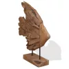 Hal szobor Teak 40x12x57 cm