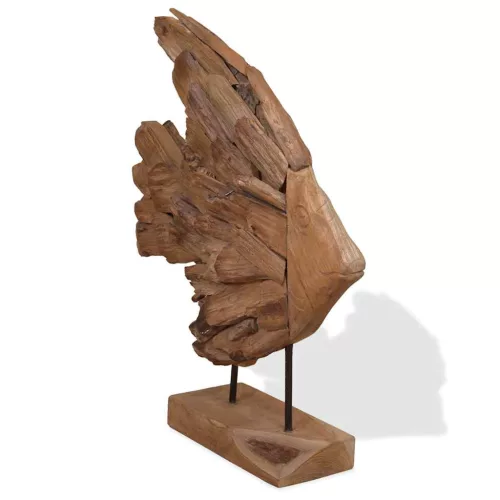 Hal szobor Teak 40x12x57 cm