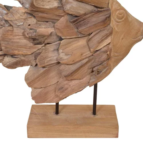 Hal szobor Teak 40x12x57 cm