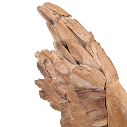 Hal szobor Teak 40x12x57 cm