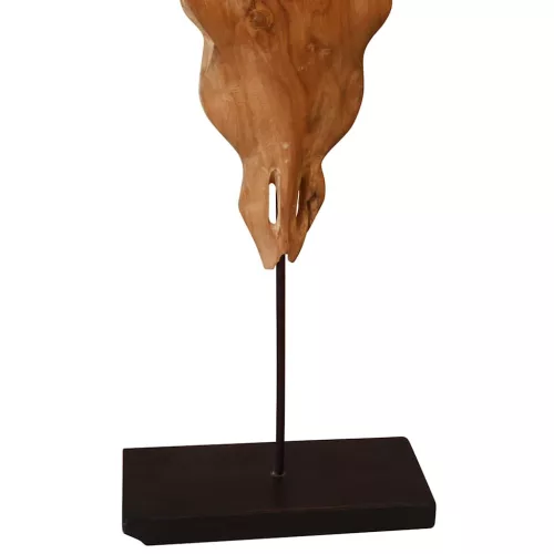 Bikakoponya szobor teak 66x15x88 cm