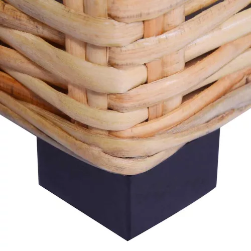 14 részes természetes rattan kanapészett