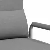 Világosszürke forgó szövet fekvőszék