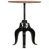Újrahasznosított tömör fa bárasztal 75 x (76-110) cm