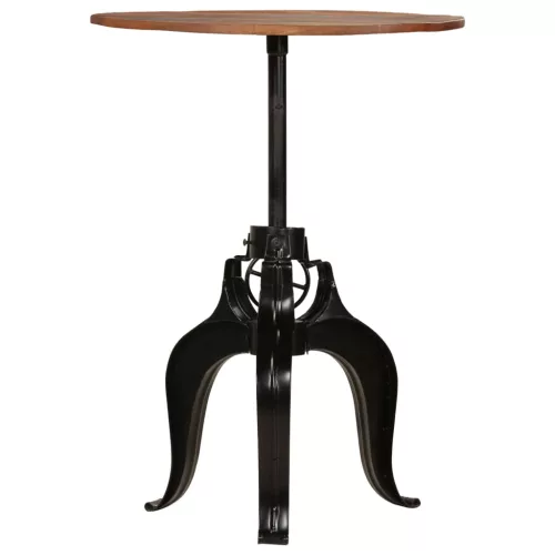 Újrahasznosított tömör fa bárasztal 75 x (76-110) cm