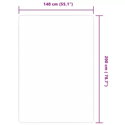 Természetes színű juta szőnyeg latex hátoldallal 140 x 200 cm