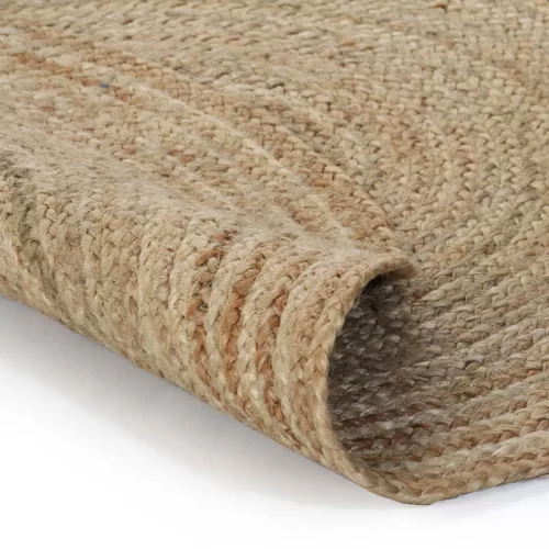 Kör alakú fonott juta szőnyeg 90 cm