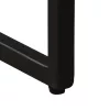 3 részes tömör újrahasznosított tíkfa, egymásba tolható asztal