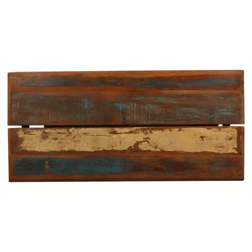 Tömör újrahasznosított fa bárasztal 150 x 70 x 107 cm