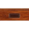 Tömör akácfa íróasztal mézszínű felülettel 110 x 50 x 76 cm