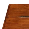 Tömör akácfa dohányzóasztal mézszínű bevonattal 110x55x35 cm