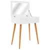 MDF öltözőasztal tükörrel 60 x 40 x 75 cm