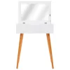 MDF öltözőasztal tükörrel 60 x 40 x 75 cm