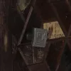 Újrahasznosított tömör fa éjjeliszekrény 40 x 30 x 50 cm