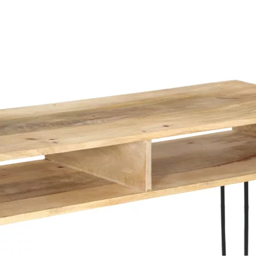 Tömör mangófa konzolasztal 115 x 35 x 76 cm