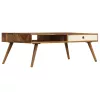 Tömör akácfából dohányzóasztal 110 x 50 x 35 cm