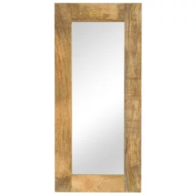 Tömör mangófa keretű tükör 50 x 110 cm