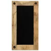 Tömör mangófa keretű tükör 50 x 110 cm