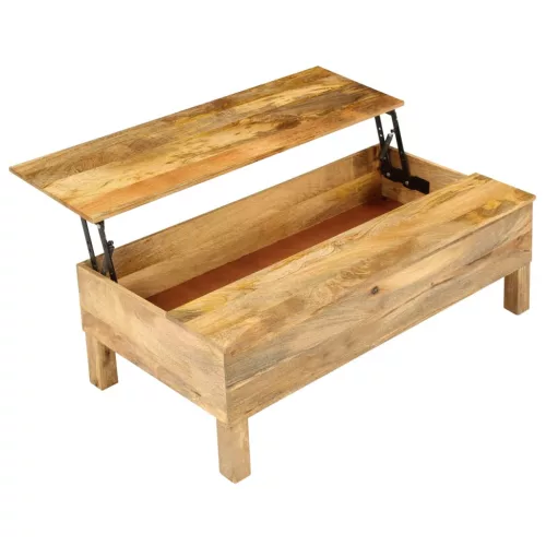 Tömör mangófa dohányzóasztal 110 x 55 x 35 cm