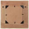 Újrahasznosított tömör fa keretes falitükör 60 x 60 cm