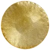 Rézsárga kalapált alumínium dohányzóasztal 70 x 30 cm