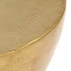 Rézsárga kalapált alumínium dohányzóasztal 70 x 30 cm