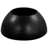 Fekete kalapált alumínium dohányzóasztal 70 x 30 cm