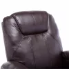 Barna hintázó műbőr masszázsfotel