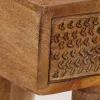 Tömör mangófa tálalóasztal 102 x 30 x 79 cm