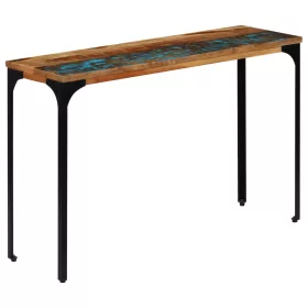   Tömör újrahasznosított fa tálalóasztal 120 x 35 x 76 cm