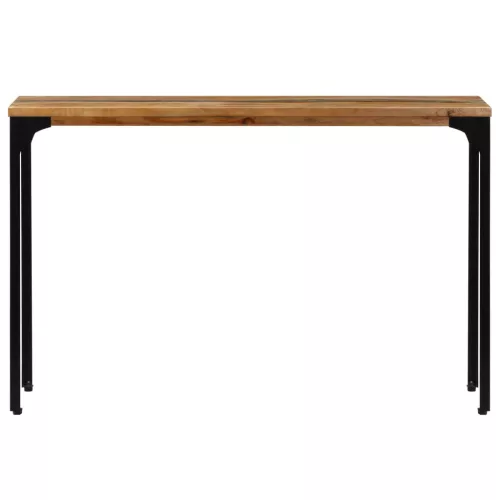 Tömör újrahasznosított fa tálalóasztal 120 x 35 x 76 cm
