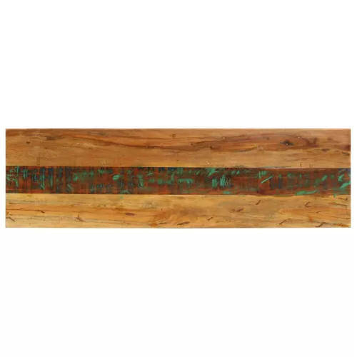 Tömör újrahasznosított fa tálalóasztal 120 x 35 x 76 cm