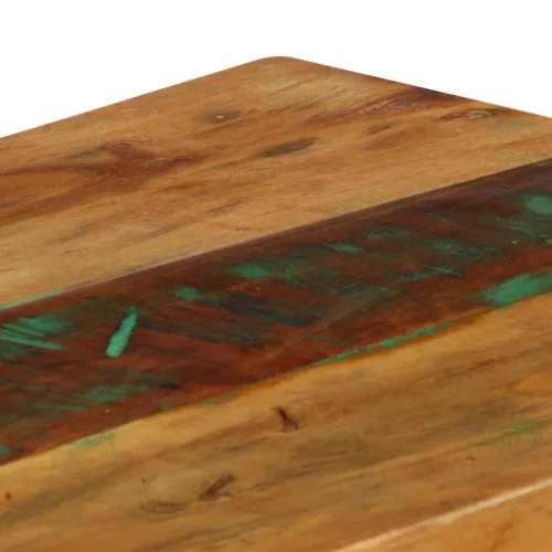 Tömör újrahasznosított fa tálalóasztal 120 x 35 x 76 cm