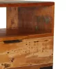 Tömör újrahasznosított fa TV-szekrény 118 x 35 x 45 cm