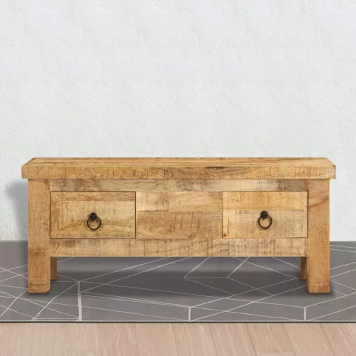 Tömör mangófa dohányzóasztal 90 x 45 x 35 cm