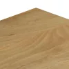 Tömör mangófa és acél dohányzóasztal 100 x 50 x 35 cm