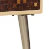 Tömör mangófa tálalószekrény 120 x 30 x 75 cm